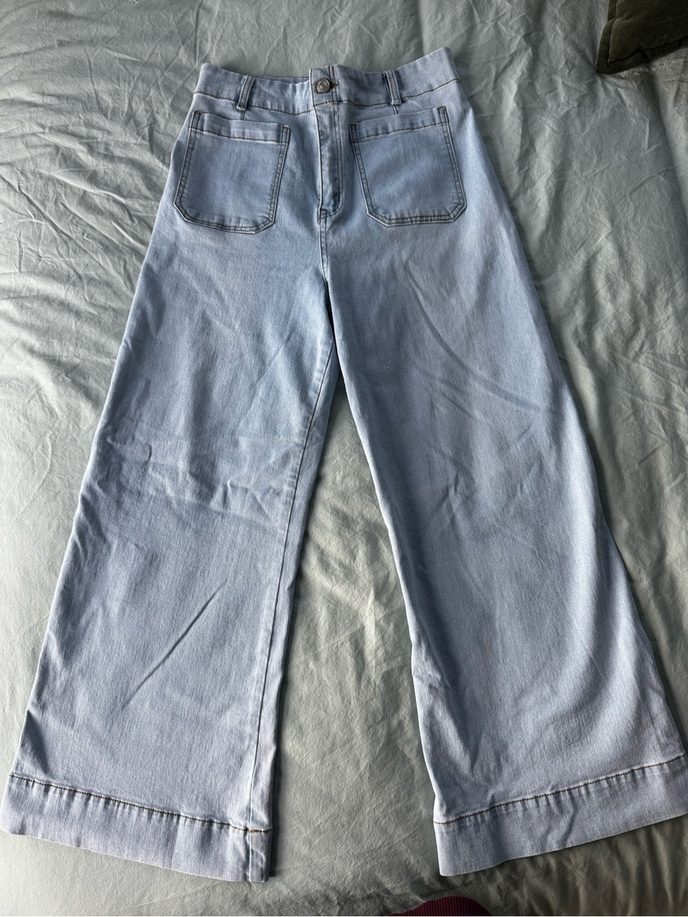 ee:some Los Angeles Wide Leg Jeans Light Wash Size L